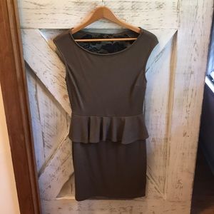 Peplum cocktail dress